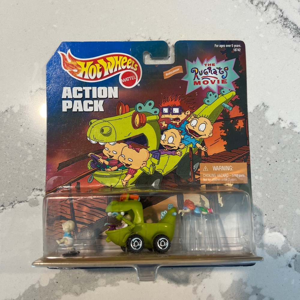 NIB Vintage Hot Wheels 1998 Rugrats Movie Action Pack
